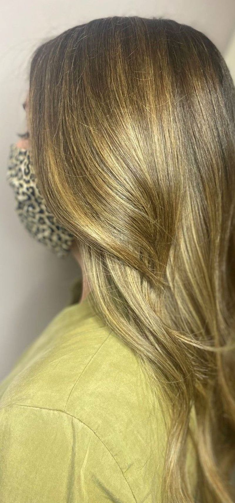 Bronde hair with brunette base tones 